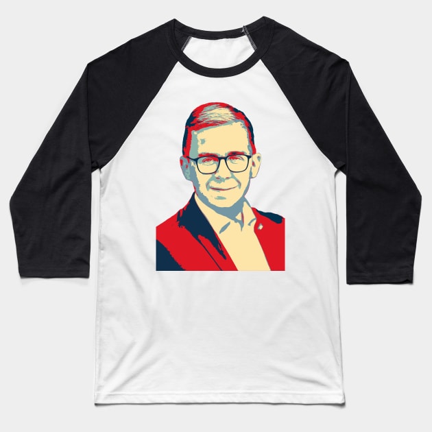 Philipp Amthor Portrait Baseball T-Shirt by misenique